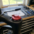 FOX Dämpfungsversteller Knob RD rot, Alu 7075. Präzise Rückdämpfungseinstellung für FOX Federgabeln und Dämpfer. Mountainbike Tuning.