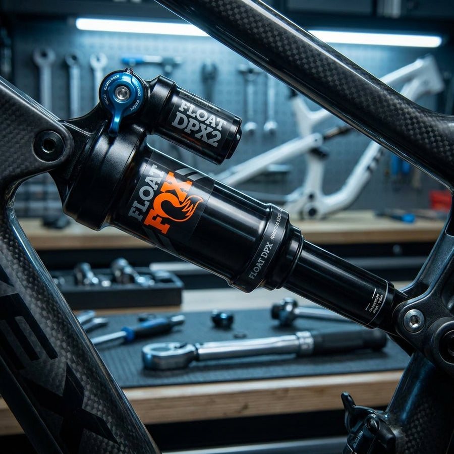 FOX Decal FLOAT DPX2 Airsleeve Orange: Hochwertiger Dämpfer-Sticker für Mountainbike-Fahrwerke. Präzise Passform, UV-beständig.
