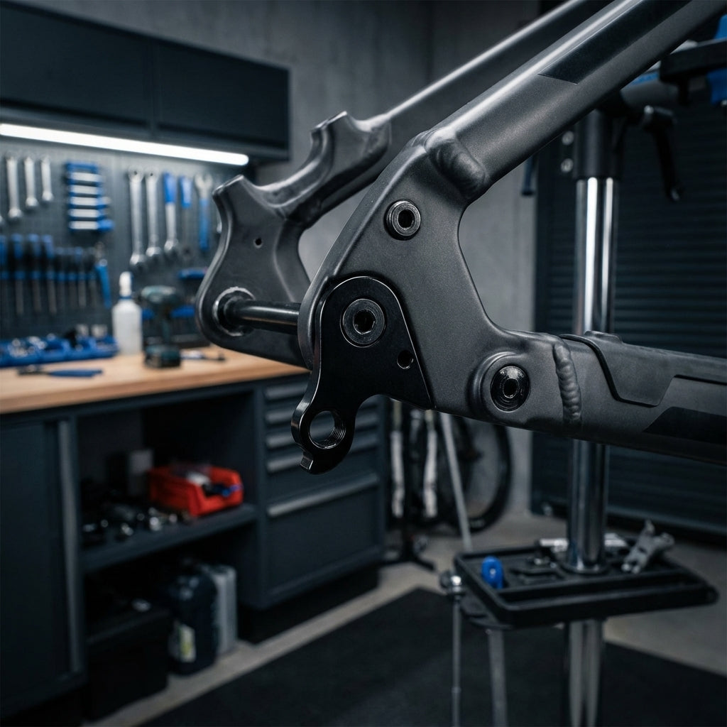 XLC Schaltauge DO-A91 aus Aluminium für Haibike Xduro und Sduro E-Bikes mit Steckachse.