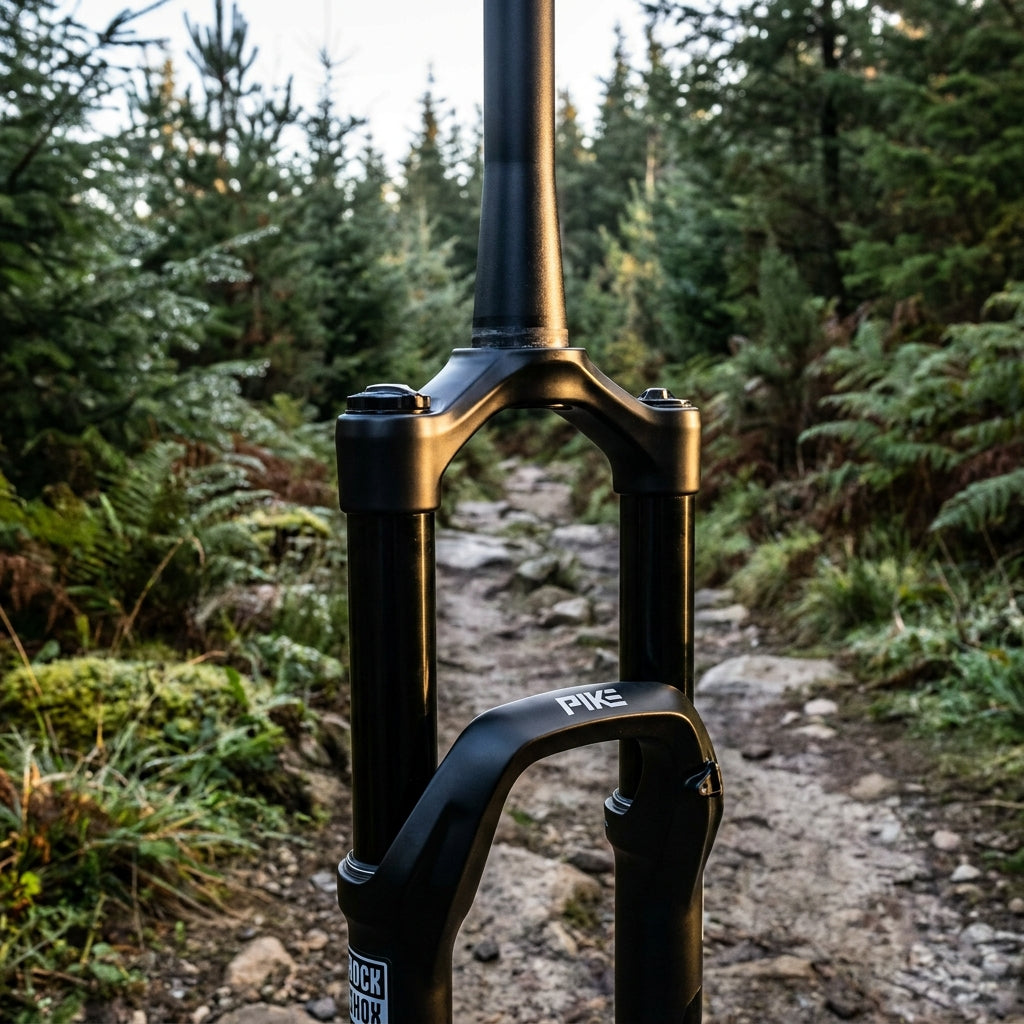 RockShox Pike C1+ Gabel CSU: 27.5/29 Zoll Mountainbike Upgrade. Präzise, robust, Diff.Black. Für Trail und Enduro Performance.