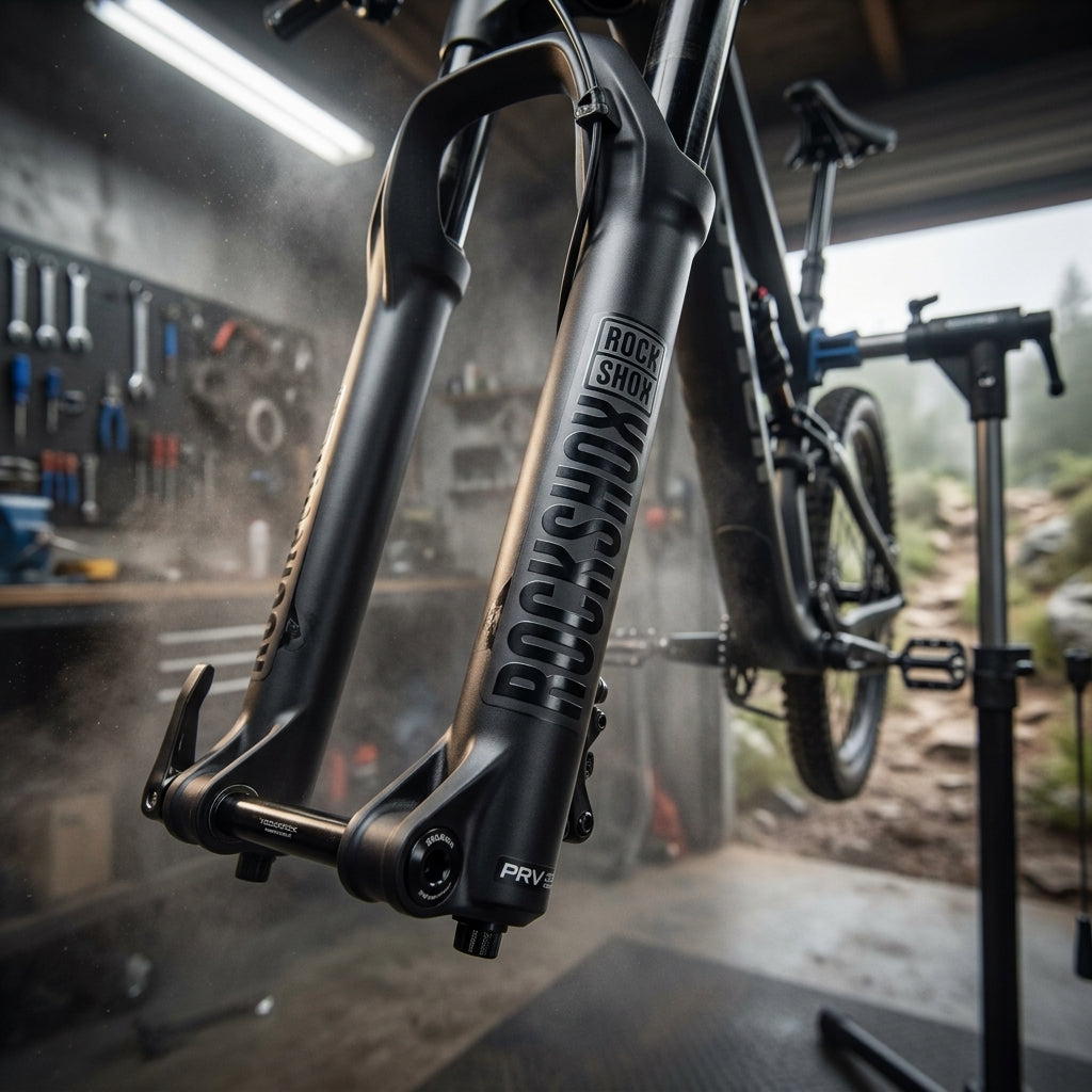 RockShox LowerLeg 29" Boost Pike Diff. Black, PRV Ventile. Federgabel Tauchrohr Ersatzteil für Mountainbikes.