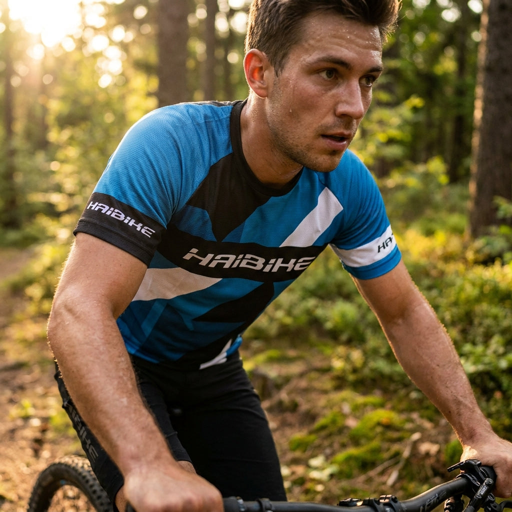 Haibike Winora Multi Bike T-Shirt. Sportliches Design für Fahrrad- und E-Bike-Fans. Atmungsaktiv, bequem. Ideal für Freizeit & Sport.