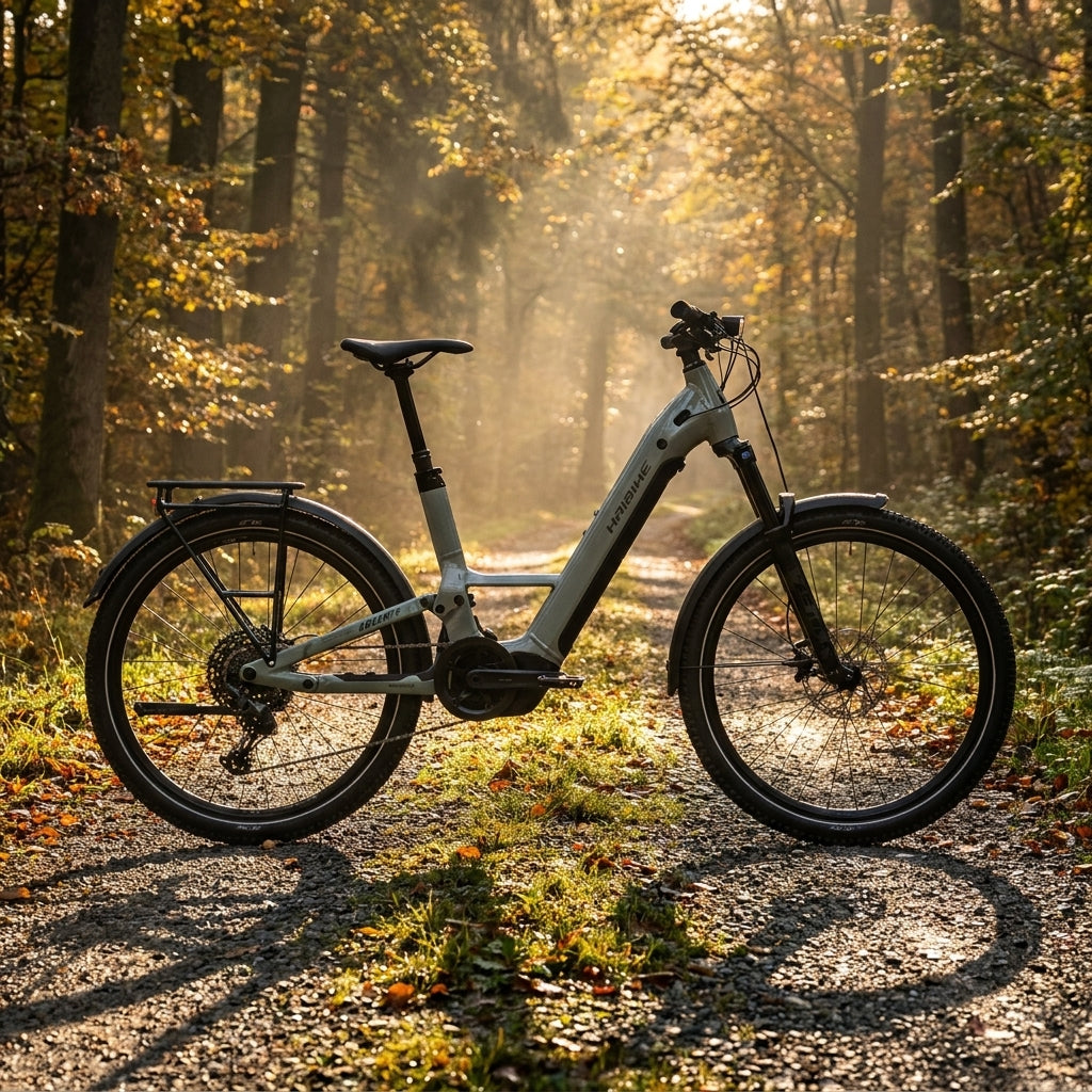 Haibike ADVENTR 4 LOW SUV E-Bike, Tiefeinstieg, vollgefedert, Bosch Motor, 600 Wh Akku. Ideal für Trekking und Alltag.