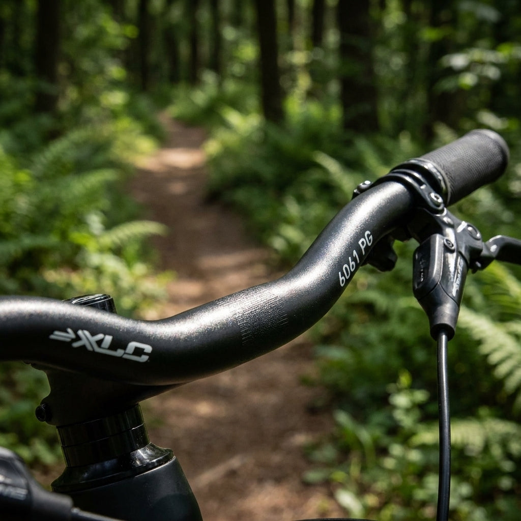 XLC Riser Lenker HB-M04 schwarz matt. Robuster MTB Fahrradlenker aus Aluminium für Stabilität, Kontrolle und sportliches Design.