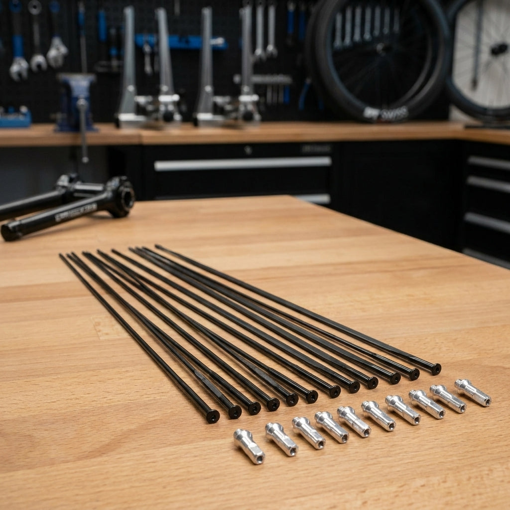 DT Swiss Speichenkit für PRC 1100 DICUT 35 mm Laufrad Wartung. Originalteile für präzise Reparatur und Top-Performance.