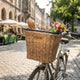 Basil Bremen Rattan Look Lenkerkorb seagrass 27x36x29 Zentimeter abnehmbar wetterfest KF-System (nicht enthalten) Fahrradkorb vorne