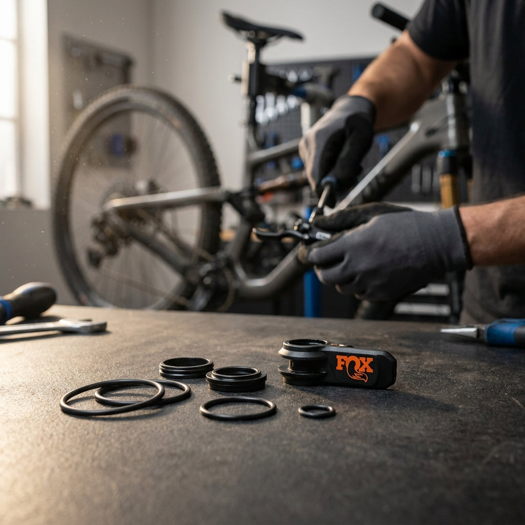 FOX Service Set Lever Actuation Seat Post SP für Variosattelstützen. MTB Hebel Wartungskit für präzise Funktion.