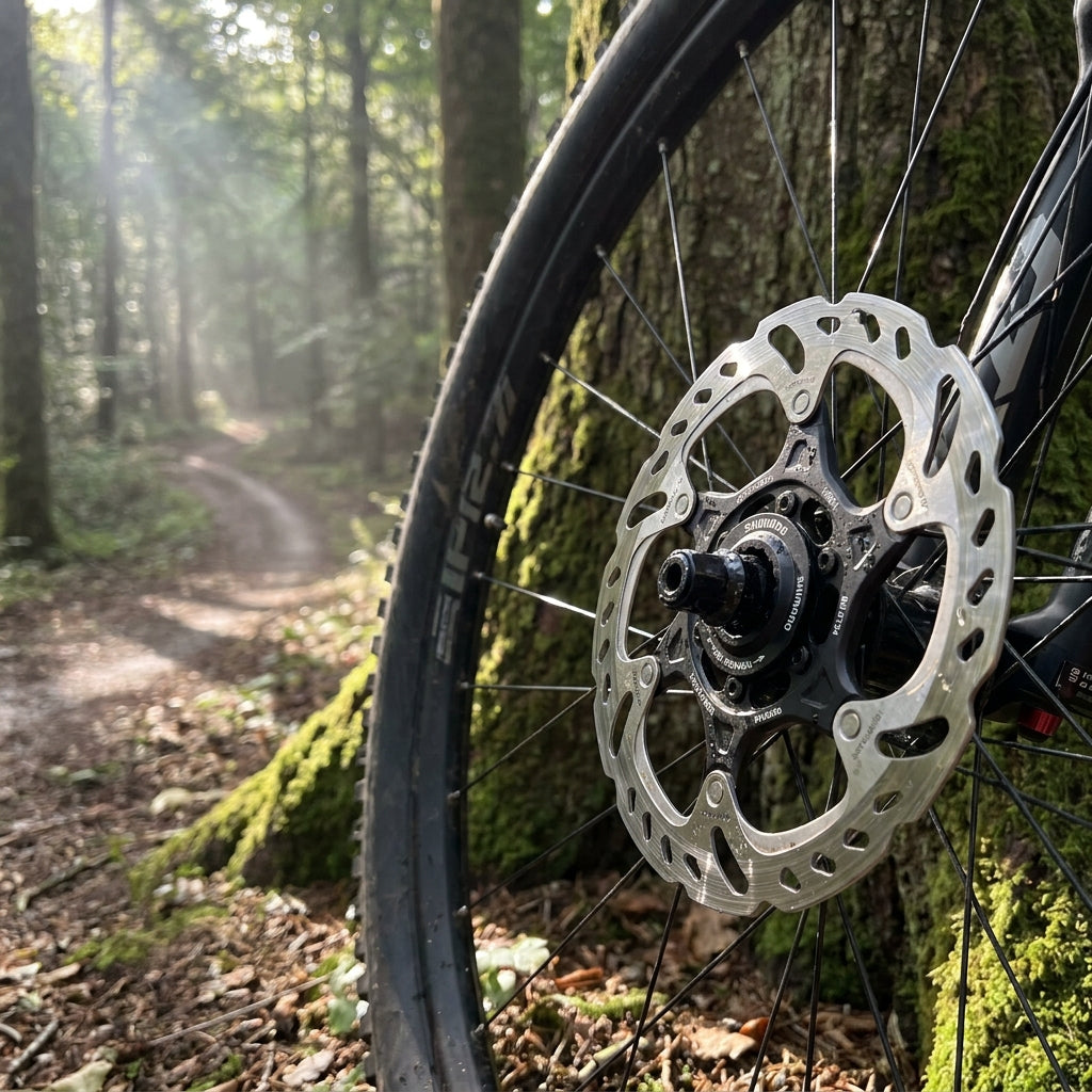 SHIMANO SM-RT54 180mm Bremsscheibe für MTB & Trekking. Center Lock System für sichere Montage und zuverlässige Bremsleistung.