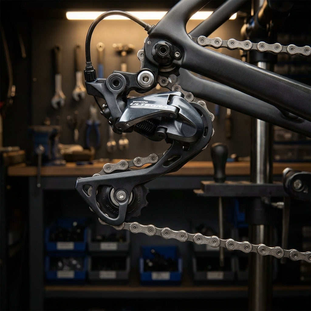 Shimano Schaltrollensatz für Ultegra XT Saint Schaltwerke Ersatzrollen für präzise Kettenführung am Fahrrad.