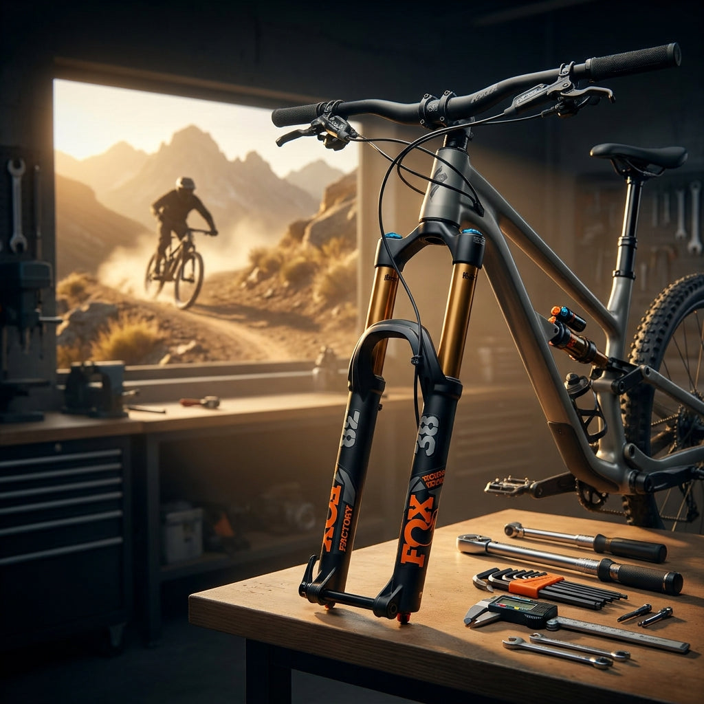 FOX Service Set 38 180 MAX Kashima für präzise Federgabel-Wartung. Optimale Performance für Enduro und Gravity Bikes.