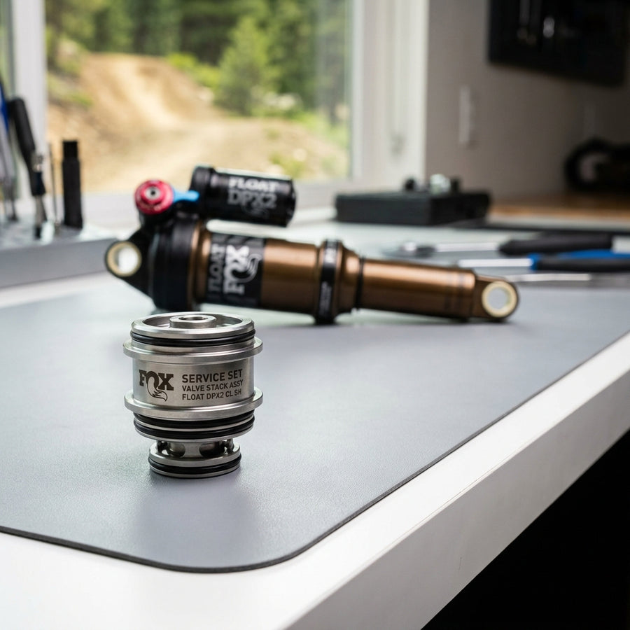 FOX Service Set Valve Stack Assy Float DPX2 CL SH für präzise Dämpfung. Wartungskit für Mountainbike Federung.
