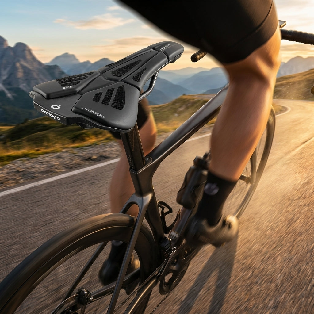 Prologo Scratch M5 CPC Nack Rennrad Sattel schwarz. Unisex Leichtgewicht für maximale Performance, Komfort und Dämpfung auf der Straße.