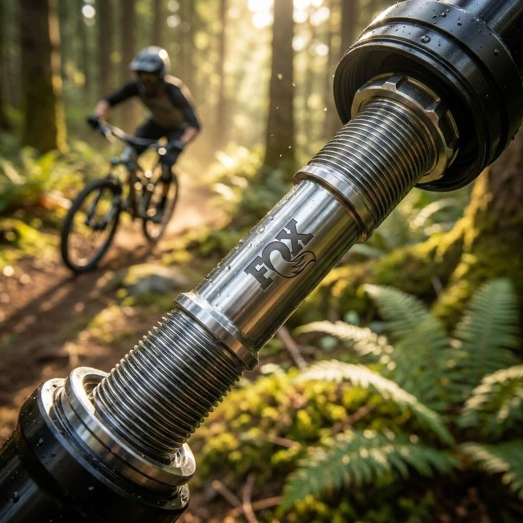 FOX Damp Adj Part Rebound Rod 50/55 SH: Präzise Zugstufen-Dämpfung für FOX Rhythm/Bomber Mountainbike Federgabeln. Original Ersatzteil.