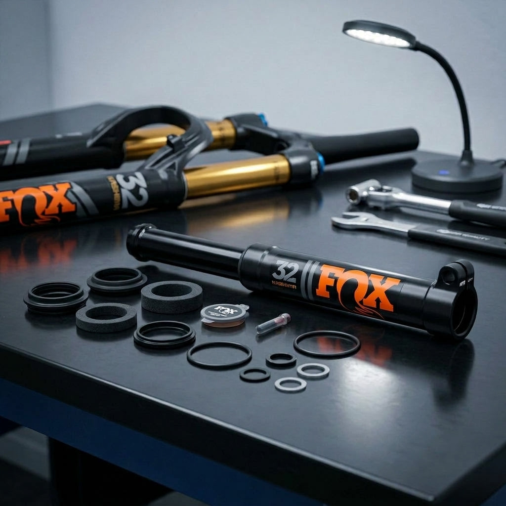 FOX Service Set 32 Kashima CSU 15x100 QR Black für professionelle Federgabelwartung. Originalteile für FOX 32 Gabeln.