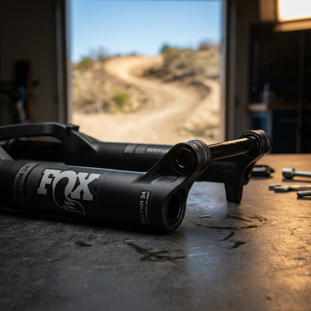 FOX Service Set Rhythm 34 27.5" Lower Leg Assy matt schwarz für Federgabel. Präziser Ersatz für Mountainbike-Performance.