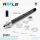 RADOXX Trailer AxXle TA003 Steckachse M12x1.0 152-167mm - TÜV-geprüft, 7075-T6 Alu, Made in Germany