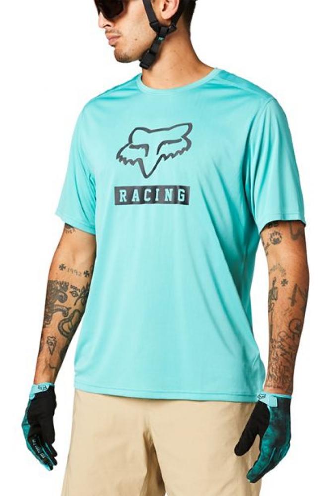 FOX RANGER SS JERSEY BLOCK Jersey teal Größe S