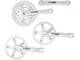 Stronglight Kurbelgarnitur IMPACT TANDEM 170 mm ALU silber KETTENSCHALTUNG