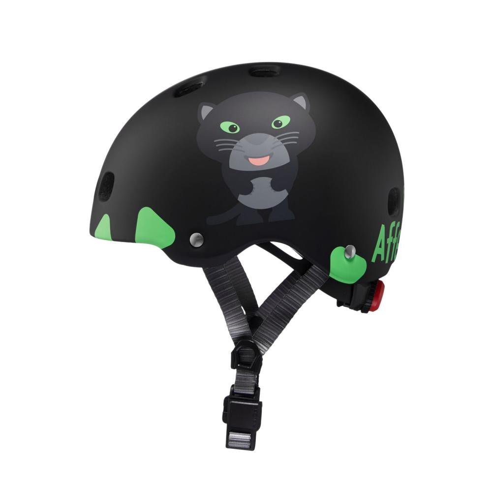 AFFENZAHN Micro Helm Panther Schwarz Größe S