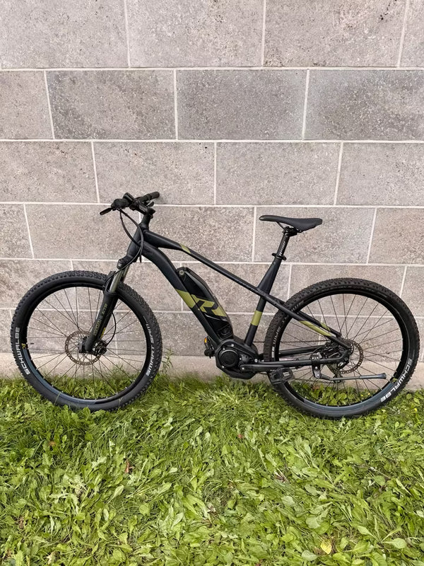 R RAYMON HardRay E 2.0 – E-Mountainbike Hardtail (Modelljahr 2022, Größe XL, black / armor matt)