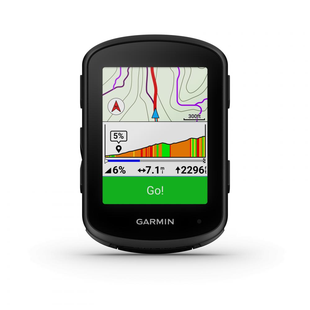 Garmin Edge 840 Fahrradcomputer mit 2,6" Touchscreen, Multi-Frequenz GPS, ClimbPro und Fahrradkarte.