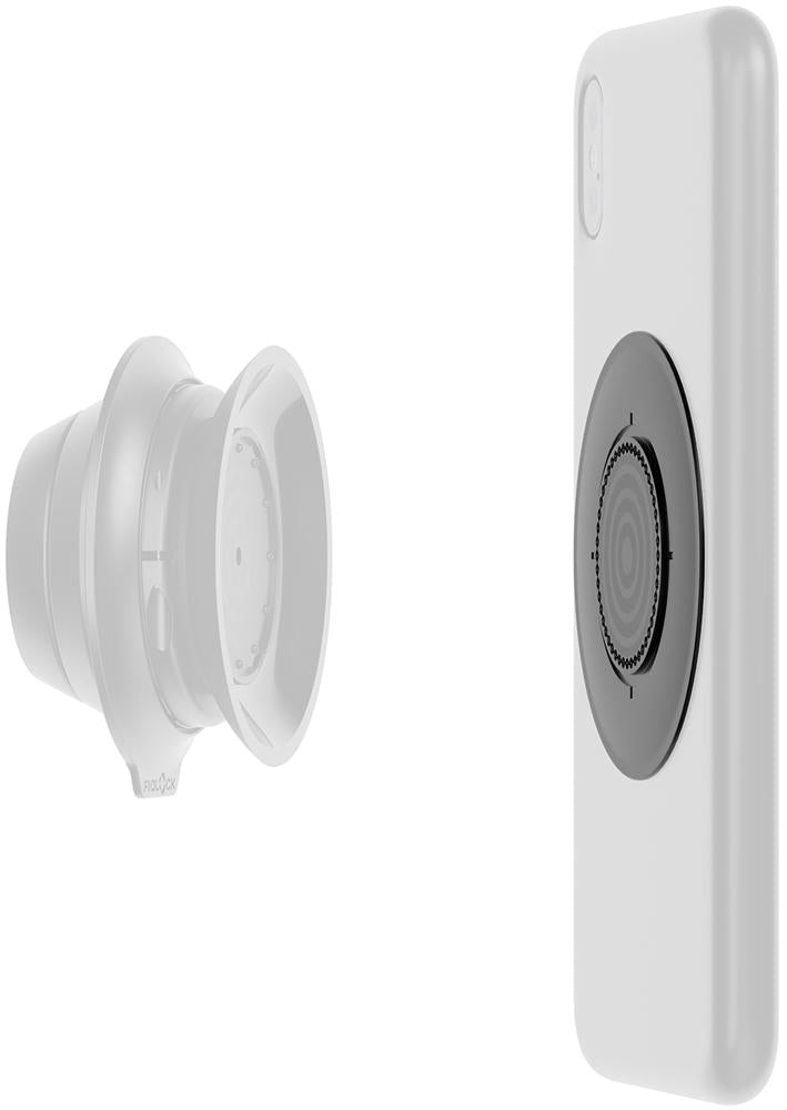 FIDLOCK VACUUM Klebe-Patch schwarz - Universeller 3M-Klebepatch zur Befestigung von Smartphones an VACUUM-Halterungen, 360° drehbar, kompatibel mit glatten Hüllenoberflächen