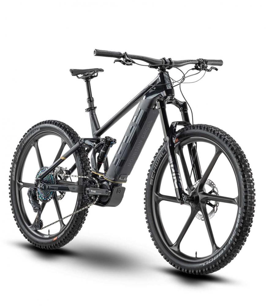 Husqvarna Mountain Cross MCX 27.5"x40cm 12S X01 AXS, Shimano  E8000 70Nm i630Wh Black/Black/Gold