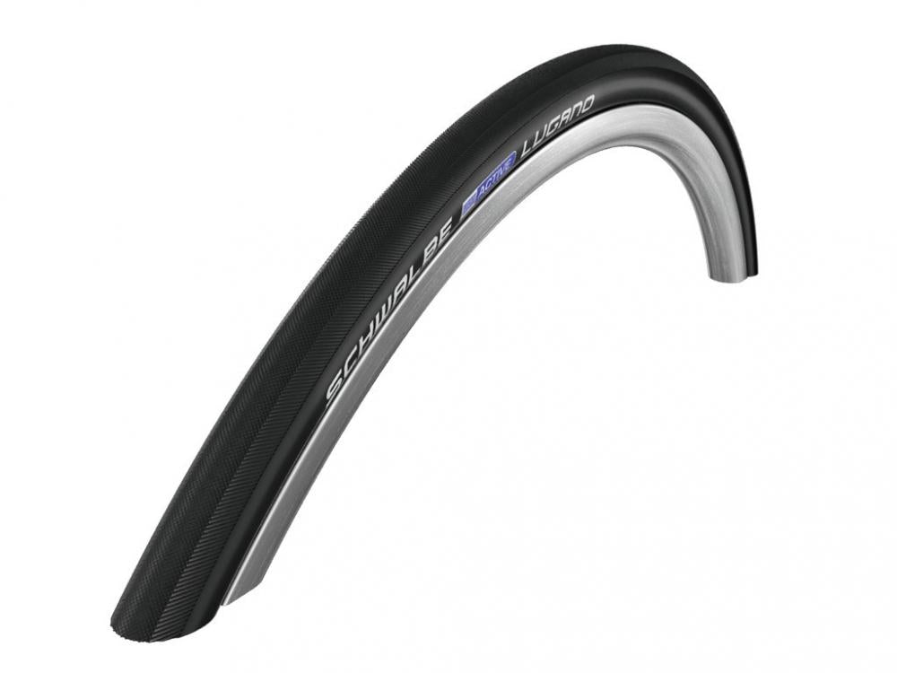Schwalbe Reifen Lugano HS384 Draht 28 Zoll  700x20C 20-622 sw-LSkin Act. KG SC