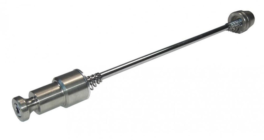 Schnellspannachskuppl.f.Croozer Click&Cr Klemmweite 148-158mm,Sockel 15mm
