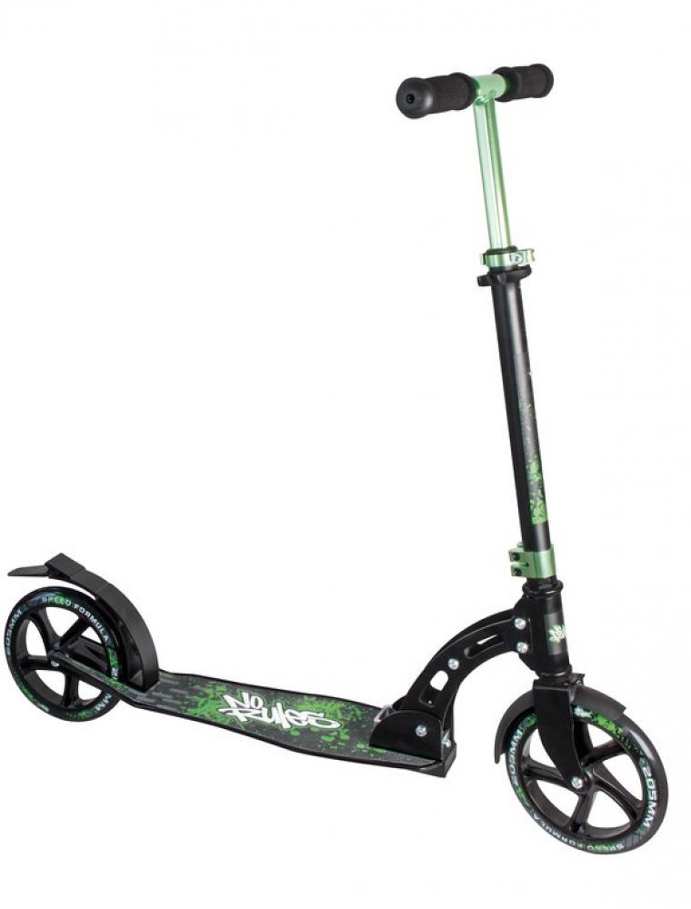Scooter No Rules Aluminium 8" 137 schwarz/grün 205mm