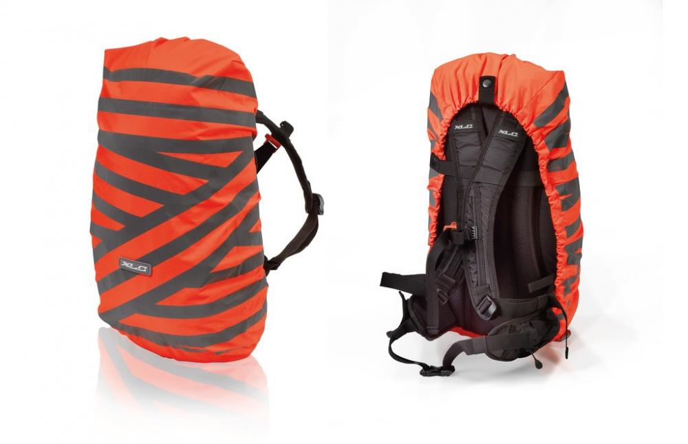 XLC Rucksack Regenhülle orange/silber
