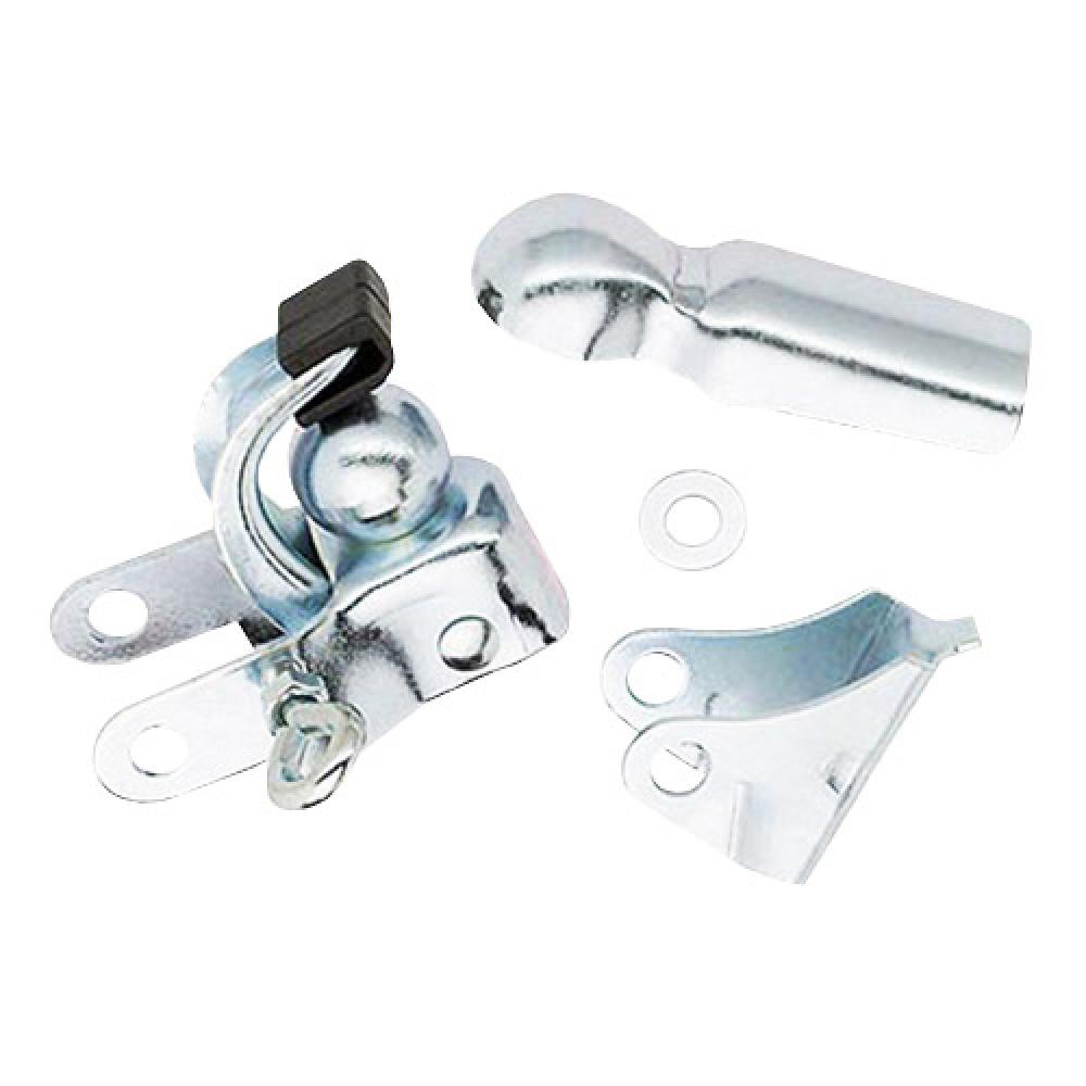 Point Fahrrad-Anhängerkupplung, silber, Metall, inkl. Stützbock, zur Rahmenmontage, kompatibel mit Sattelklemmbolzen und Hochdeichsel-Anhängern