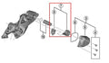 SHIMANO Stabilisator-Einheit für RD-M6000 Stabilisator - Ersatzteil für Deore-Schaltwerk
