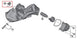 SHIMANO Gummimanschette für RD-M9050 Gummimanschette - Schutz für Schaltwerk RD-M9050