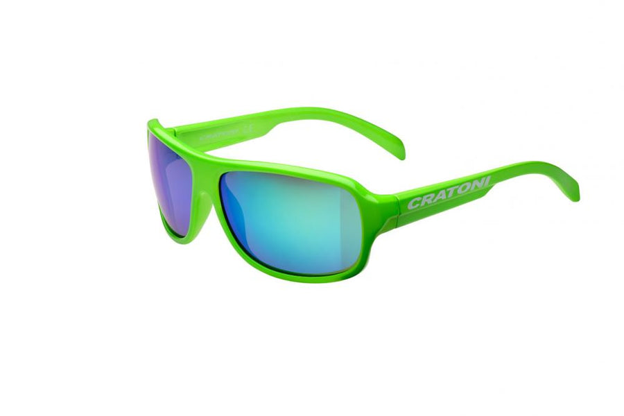 Cratoni Sportbrille  C-Ice Jr. Junior neongreen glossy  Größe UNI
