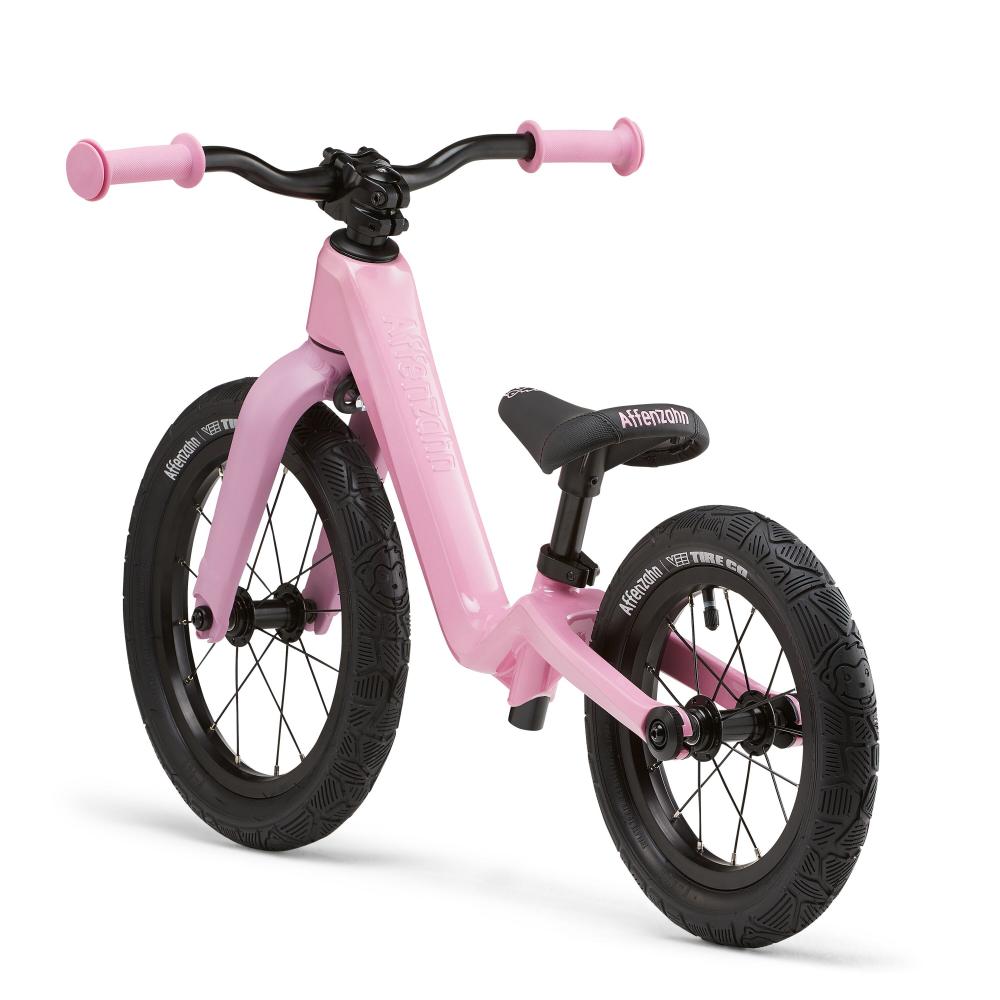 AFFENZAHN Kinderlaufrad Einhorn Rosa 12 Zoll