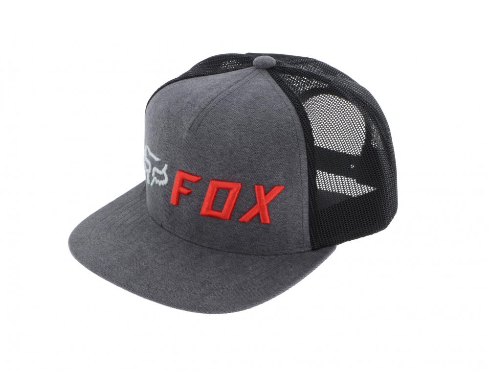 FOX APEX SNAPBACK HAT [GRY/ORG] MEN'S HEADWEAR - 15/2 Snap Back