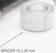Radoxx Trailer AxXle Distanzscheibe 12x20 mm Rund | 7075-T6 Alu | Made in Germany
