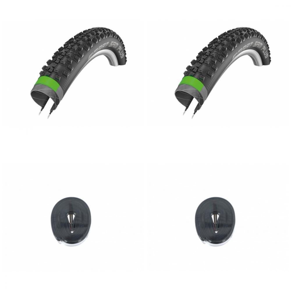 2x Reifen Schwalbe Smart Sam Plus HS476 28x1.60 + 2x DV17