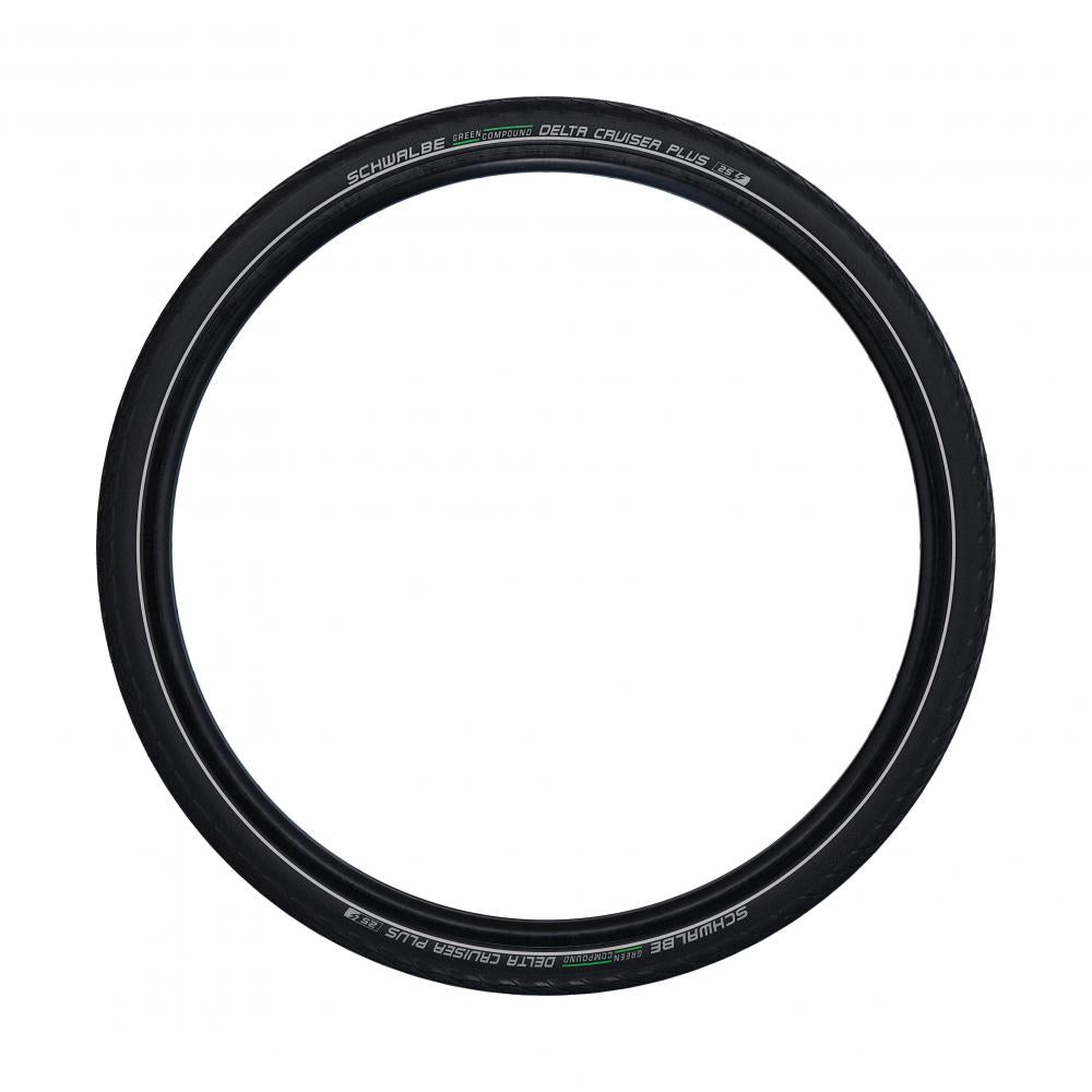 Schwalbe Delta Cruiser Plus 20x1.75" schwarz Reflex Reifen mit Pannenschutz für E-25 E-Bikes.