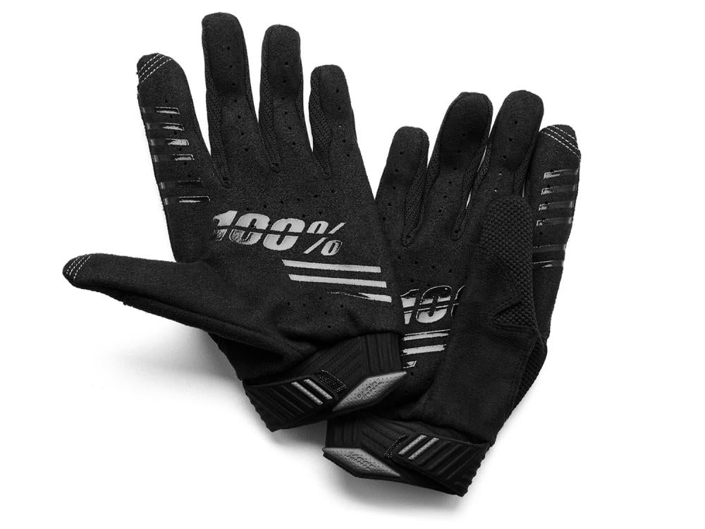 100% R-Core Gloves L black - Downhill-Handschuhe mit maximalem Grip und Schutz