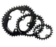 Stronglight Osymetric Kettenblatt Kit 104-64 MTB 3x10 42-34-24 Zähne schwarz oval Aluminium 4-Arm Triple MTB