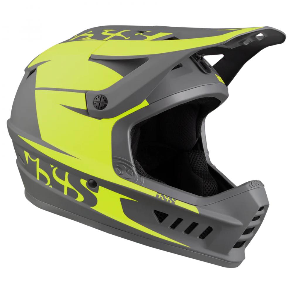 IXS Sports Division iXS XACT Evo helmet L/XL Lime-Graphite - Fullface-Helm für Downhill & Enduro