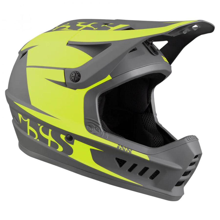 IXS Sports Division iXS XACT Evo helmet L/XL Lime-Graphite - Fullface-Helm für Downhill & Enduro
