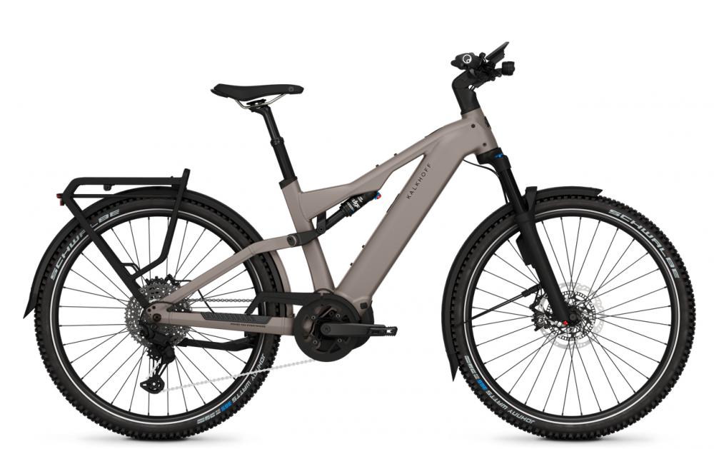 Kalkhoff ENTICE 7+ ADVANCE 29in Diamant S moonstonegrey matt - kraftvolles Allroad-E-Bike