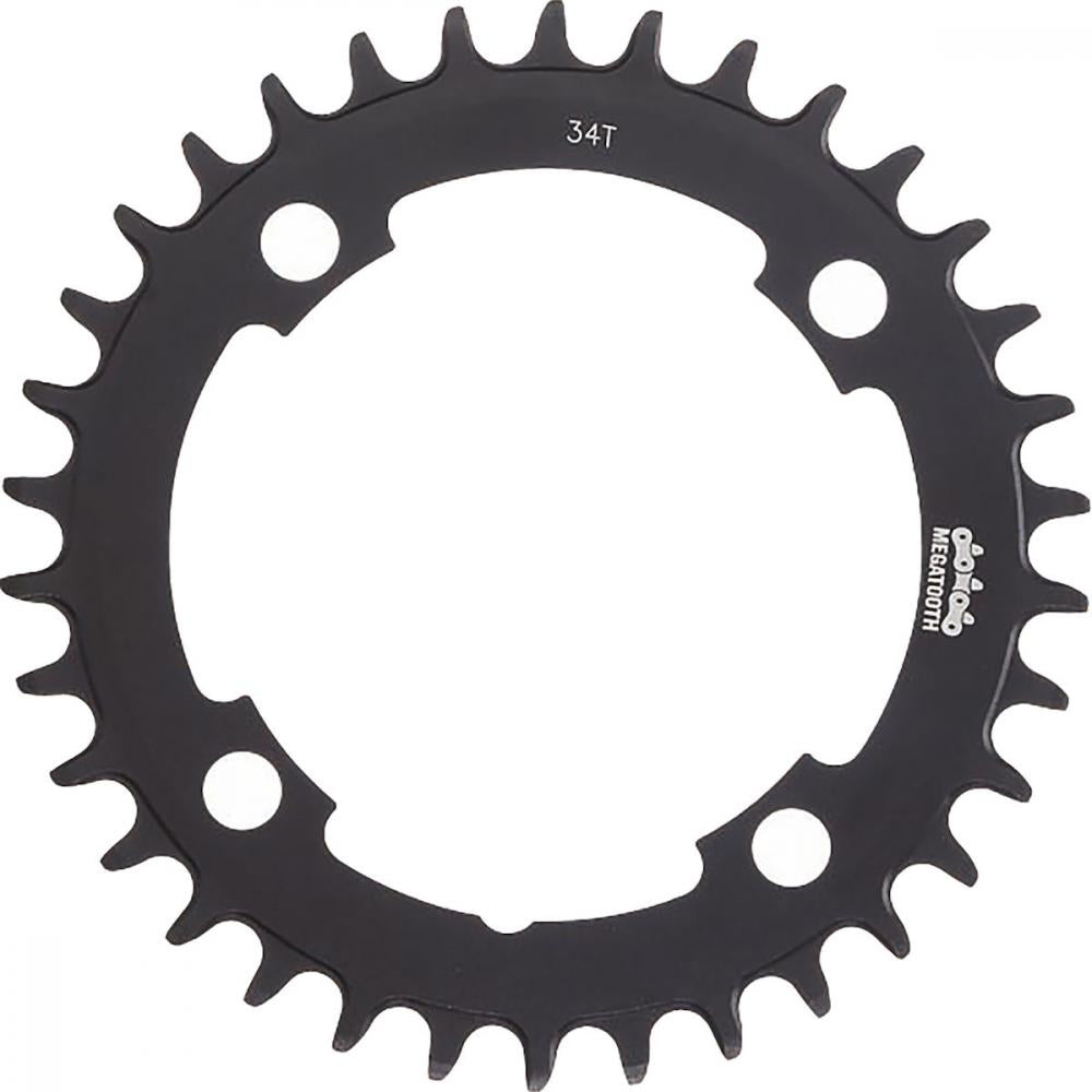 FSA Kettenblatt MTB Megatooth 4-Arm 1x 104 mm x 34 T Schwarz - zuverlässiger 1x-Antrieb