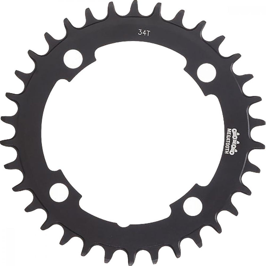 FSA Kettenblatt MTB Megatooth 4-Arm 1x 104 mm x 34 T Schwarz - zuverlässiger 1x-Antrieb
