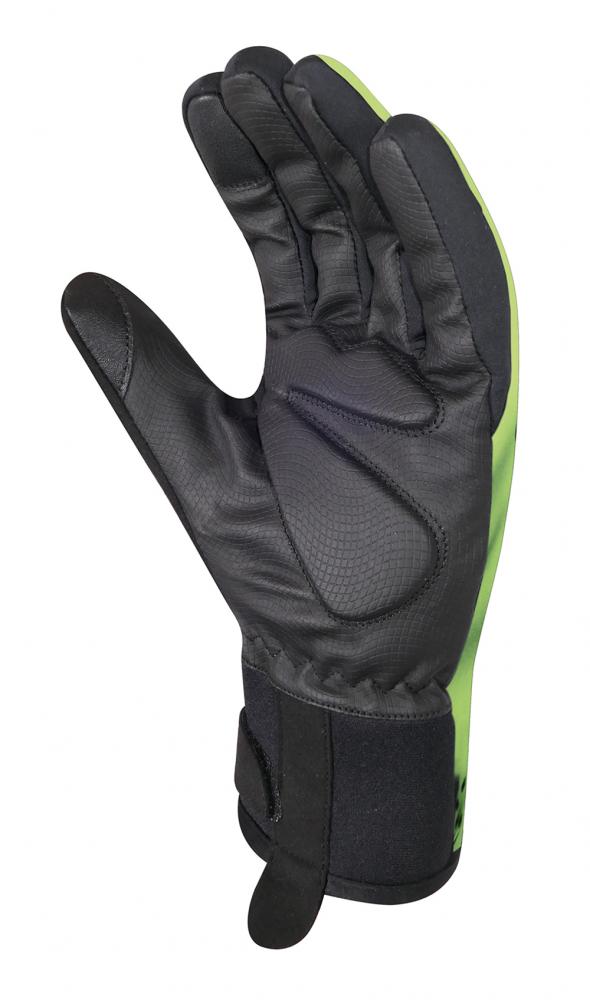 CHIBA 2nd Skin - wasserdichte Softshell-Radhandschuhe neongelb XS