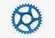 Race Face Cinch Direct Mount Kettenblatt, 52mm, 34 Z., blau - präziser Antrieb für moderne MTB-Setups