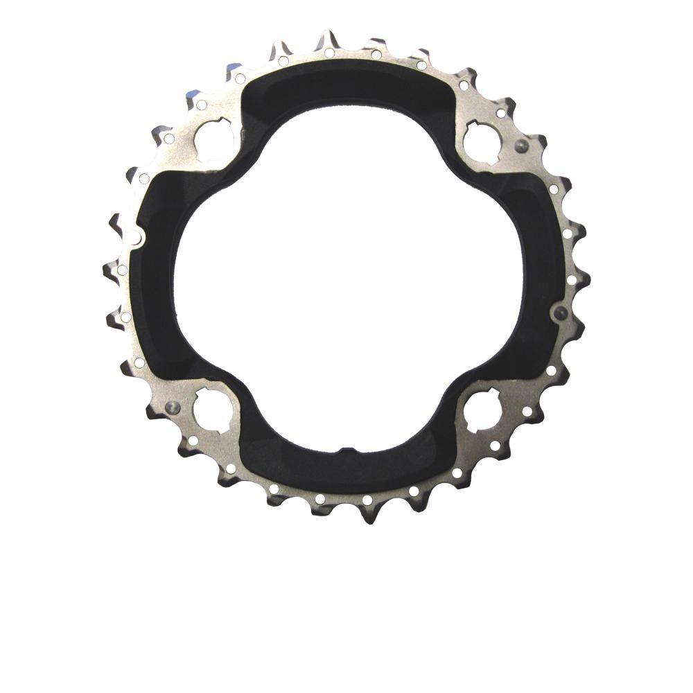 Shimano Kettenblätter DEORE FC-M6000-3 30 Zähne AN 96 mm Schwarz Aluminium/Glasfas